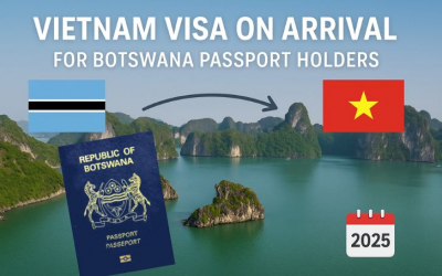 Vietnam visa on arrival for Botswana passports [2025]